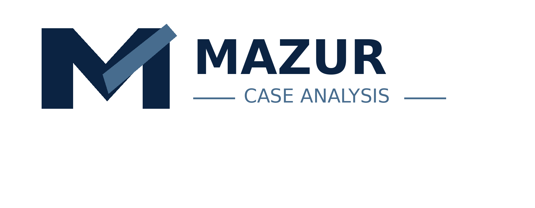 Mazur Case Analysis